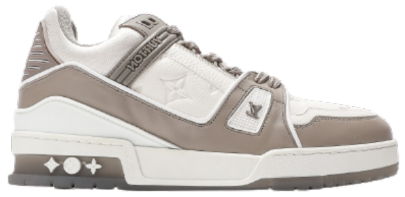 [D+버전] 루이비통 LV 트레이너 스니커즈 Louis Vuitton Trainer Low 화이트/베이지