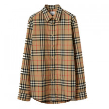 [JS셀러] BURBERRY 버버리 자수 체크 남방 셔츠