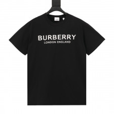 [JS셀러] BURBERRY 버버리 로고 프린팅 라운드 반팔 티셔츠