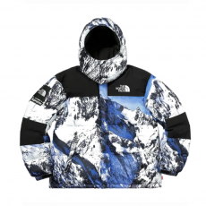 슈프림 x 노스페이스 마운틴 발토로 자켓 블루/화이트 (Supreme x The North Face Mountain Baltoro Jacket Blue/White) 한정판 컬렉션