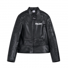 VETEMENTS 레더 레이싱 숏 재킷 JK-23580 명품 가죽 자켓