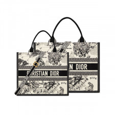 디올 Dior Book Tote 미디엄 백 M1324CETW_M06E 26cm 36cm