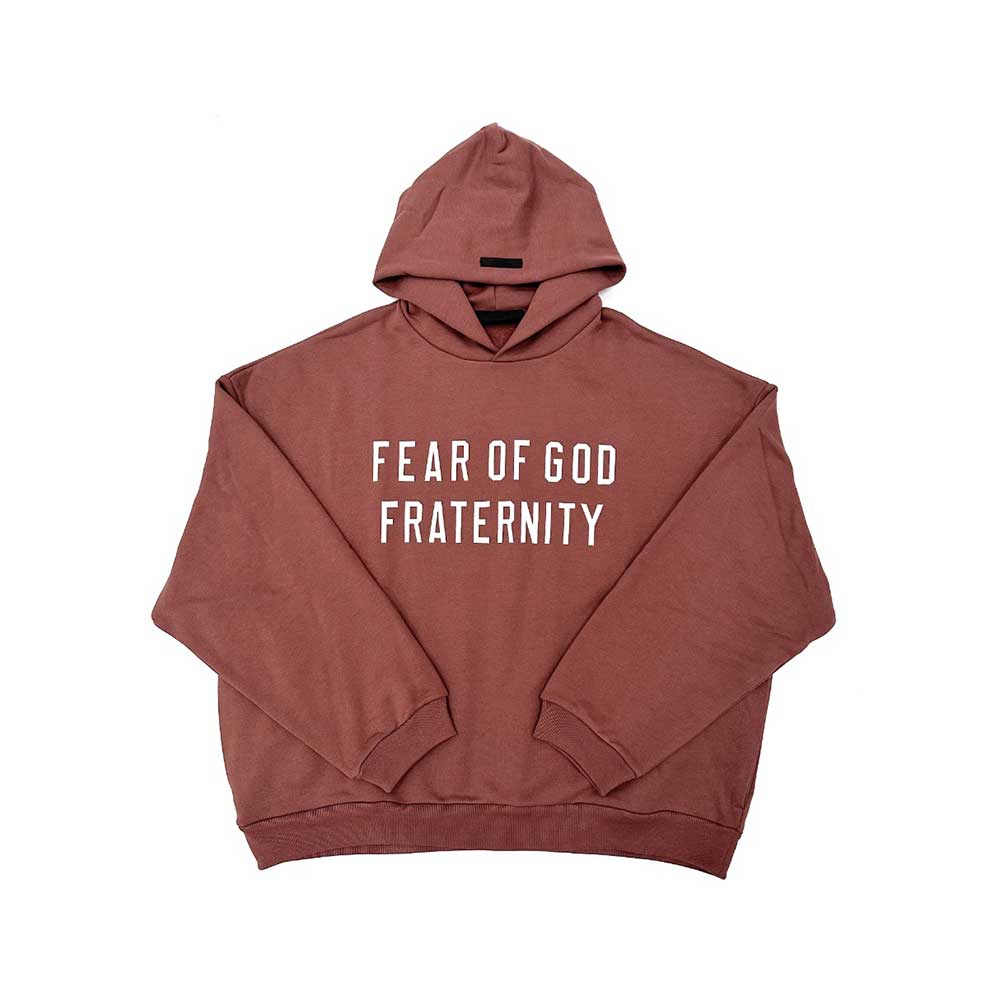 피어오브갓(Fear of God) 25SS 후드 티셔츠 버건디 - 192BT244813F A0002