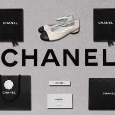 [CHANEL] 샤넬 여성신상 신발 발레리노 빈티지 화이트 플랫슈즈 팬더샵