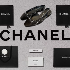 [펌프스/힐] CHANEL SHOES 23k 팬더샵슈즈 샤넬슬링백 CC로고 퀄팅미드샌들 검정