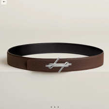 [여성벨트] HERMES BELT 신상 에르메스 패션 은장벨트 밤색