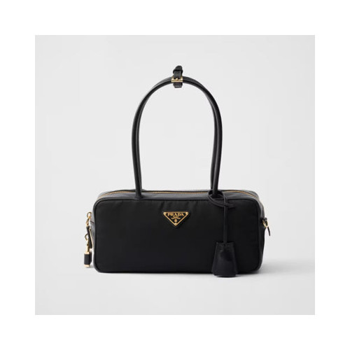 [PRADA] 여성백 Saffiano BAG 프라다 자물쇠 스몰 리나일론 가죽 탑 핸들백 1BB133