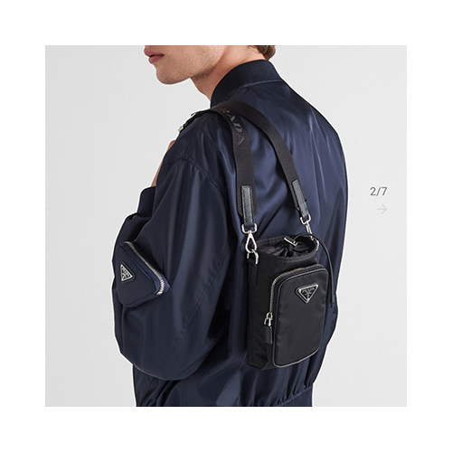 [PRADA] 남여공용백 Saffiano BAG 프라다 사피아노 리나일론 스트랩 크로스백 2ZH155
